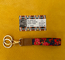 Load image into Gallery viewer, Masani Kokum Floral Printed Lanyard