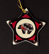 Load image into Gallery viewer, Navajo Christmas Star Ceramic Ornaments