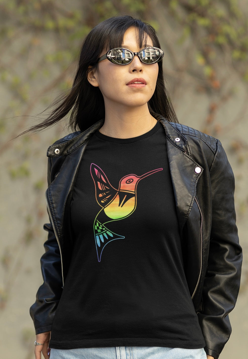 Navajo Rainbow Hummingbird T-shirt