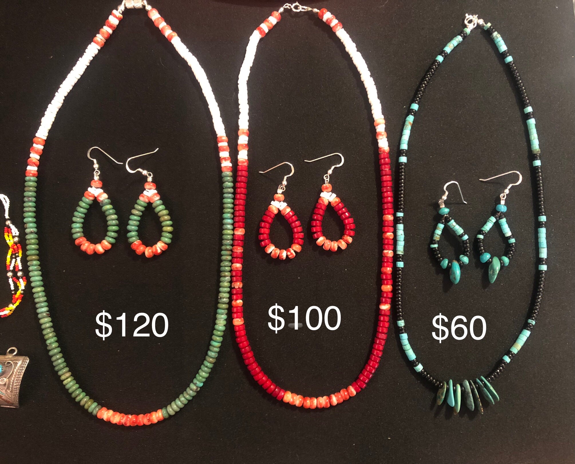 Hand strung Necklace Sets – Two Arrows Art