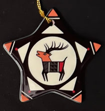Load image into Gallery viewer, Navajo Christmas Star Ceramic Ornaments
