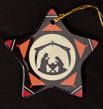 Load image into Gallery viewer, Navajo Christmas Star Ceramic Ornaments
